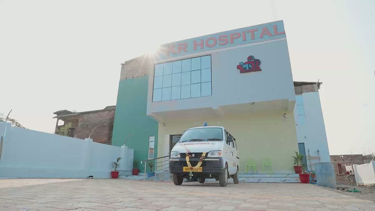 KR Hospital building and ambulance